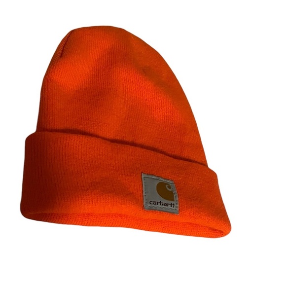 Carhartt Orange Beanie Winter Hat - Picture 1 of 4